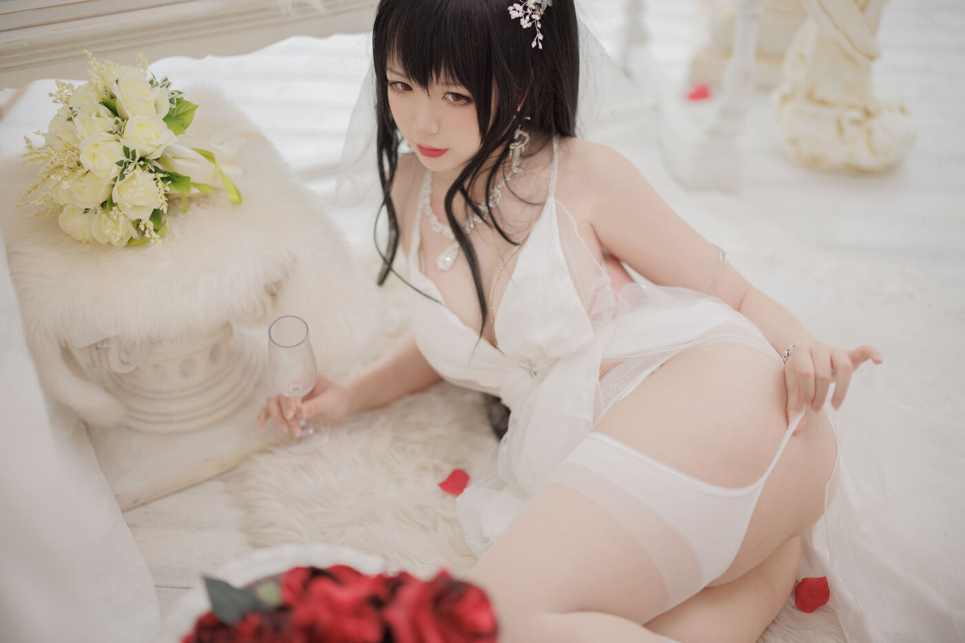 樱落酱 NO.023 大凤花嫁 [26P]插图6